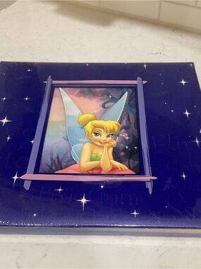 Disney Tinker Bell Wall Art in Purple, Pink, Blue and Yellow